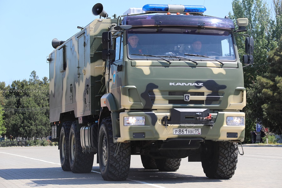 Военный Парад по случаю 79-й годовщины Победы в Великой Отечественной войне прошел в Каспийске